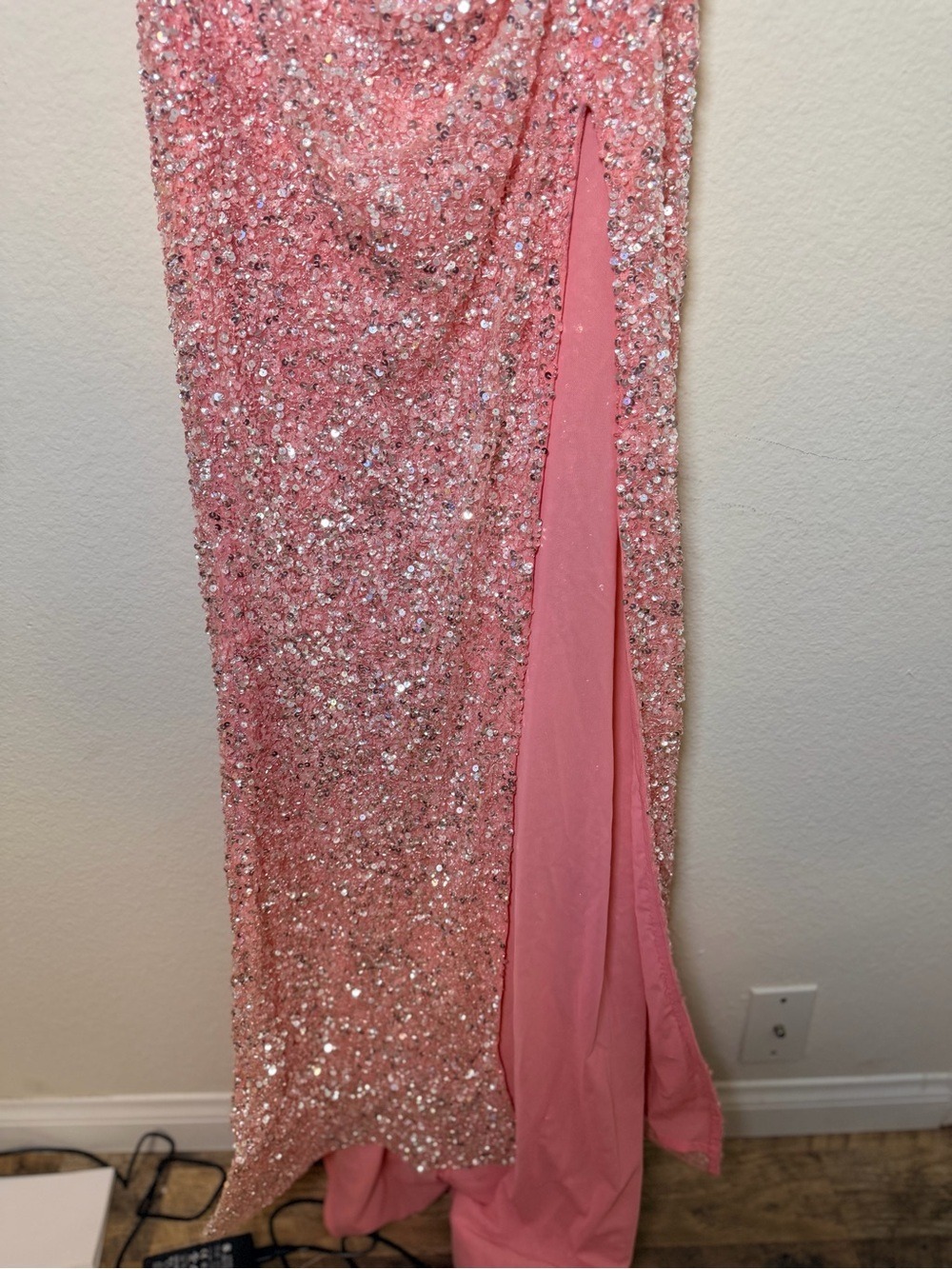 Portia & Scarlett PS26432C Pink Beaded Corset Gown Size 4 NWT $899 - Picture 9 of 16